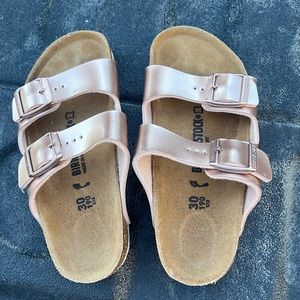 Never worn kids Birkenstocks
